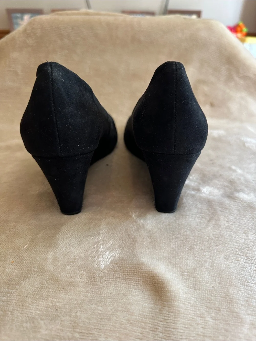 a new day Black Suede Wedge Pumps - Classic Women's Wedges